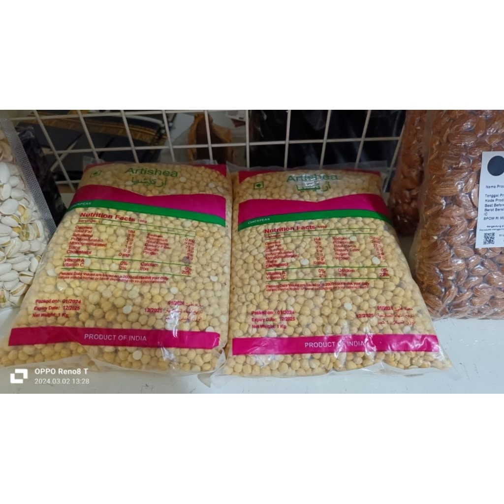

Kacang Arab 1 kg / kacang oleh oleh haji dan umroh