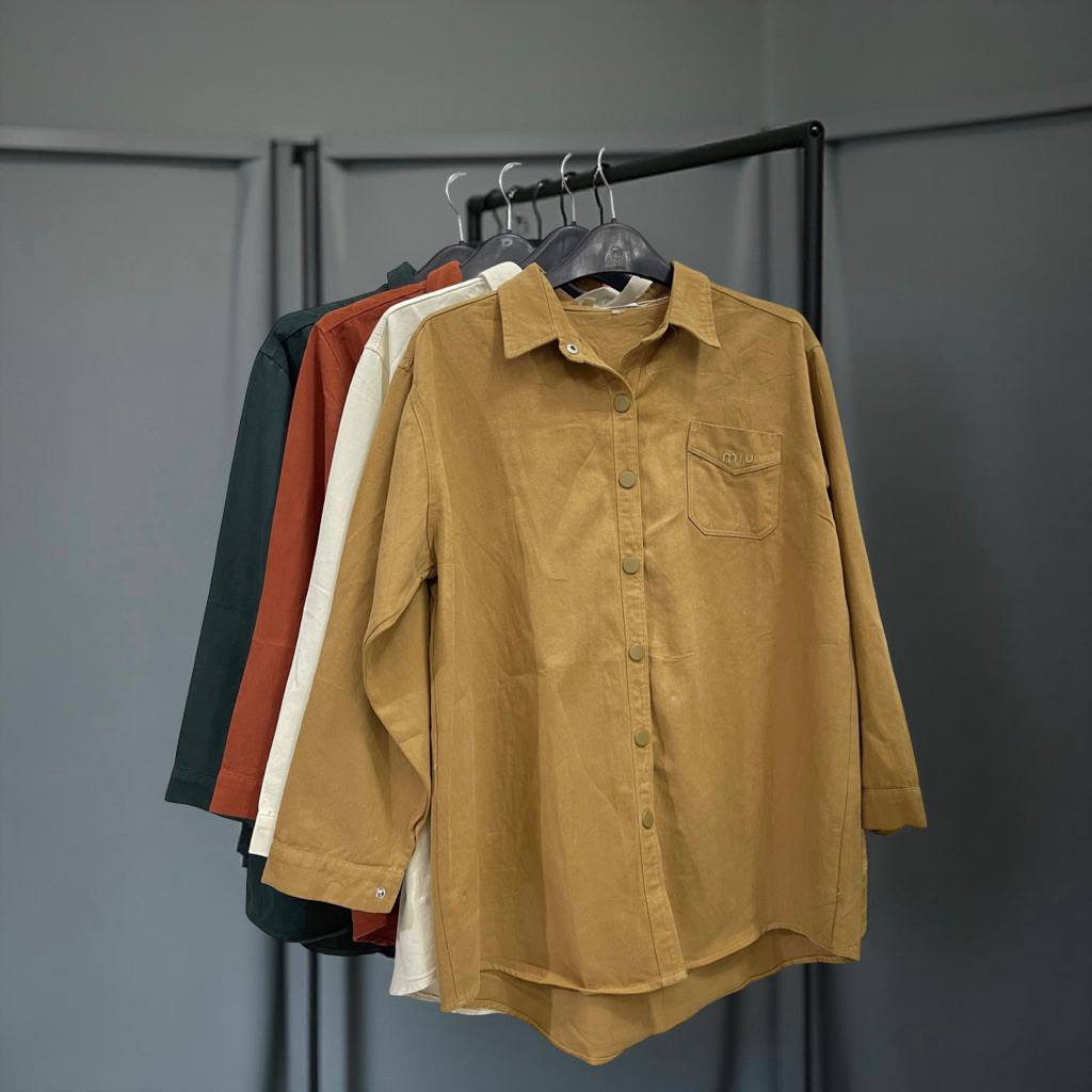 KEMEJA MIU SOFT JEANS PREMIUM