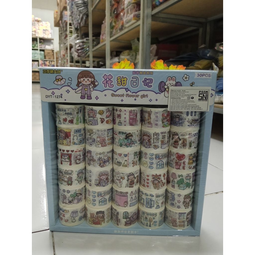 

STIKER ROLL MOMO (TAPE) ISI 30 PCS