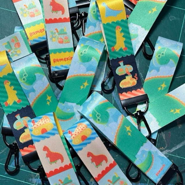 

Short Lanyard Keychain / Handstrap | Ramekin Studio