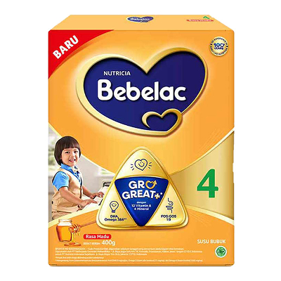 

Bebelac 4 Vanila Susu Pertumbuhan Bubuk 400 gr