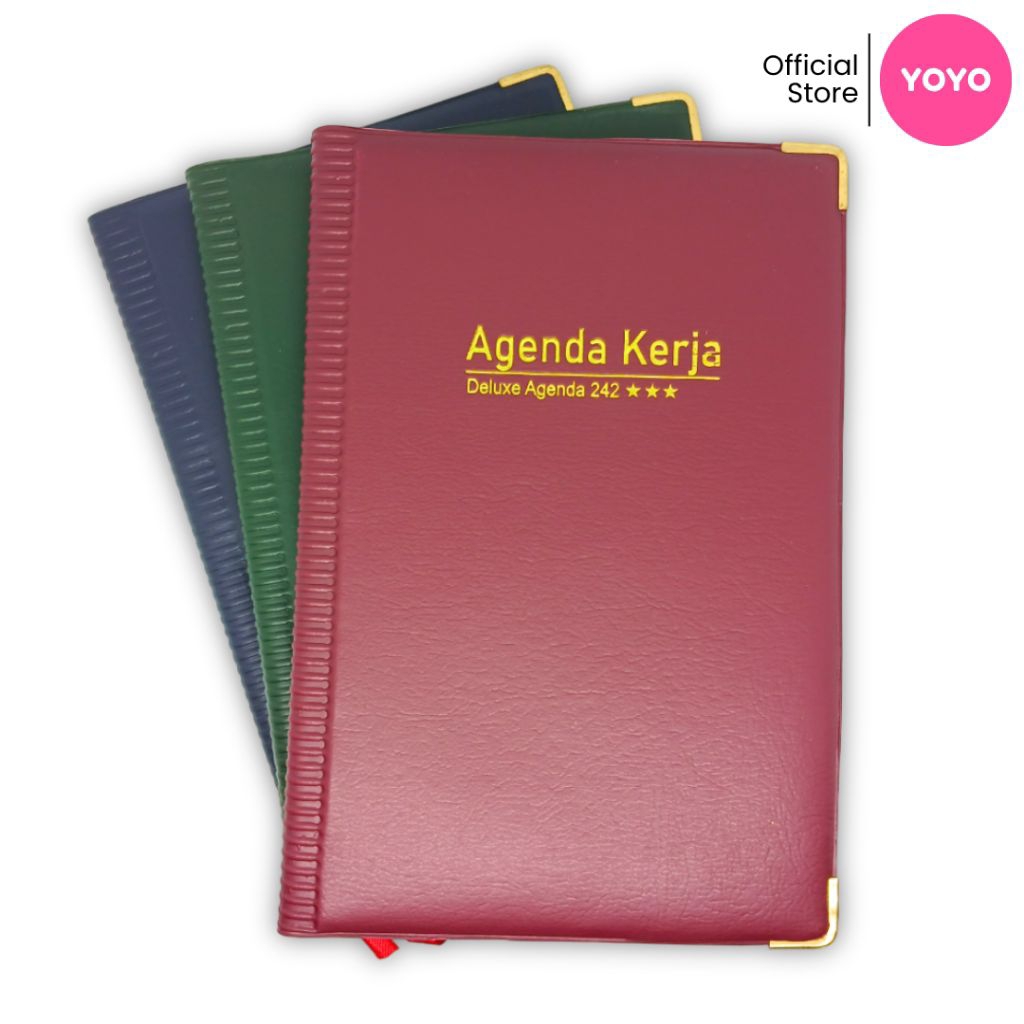

YOYO Notebook Aesthetic Buku AGENDA KERJA Elegant 50 Lembar