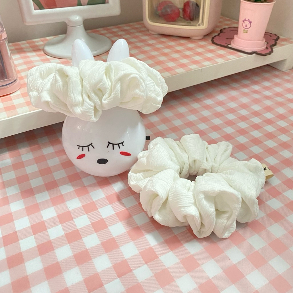 ikat rambut rajut/ikat rambut Korea scrunchie/kunciran Korea/ikat rambut rajut/ikat rambut