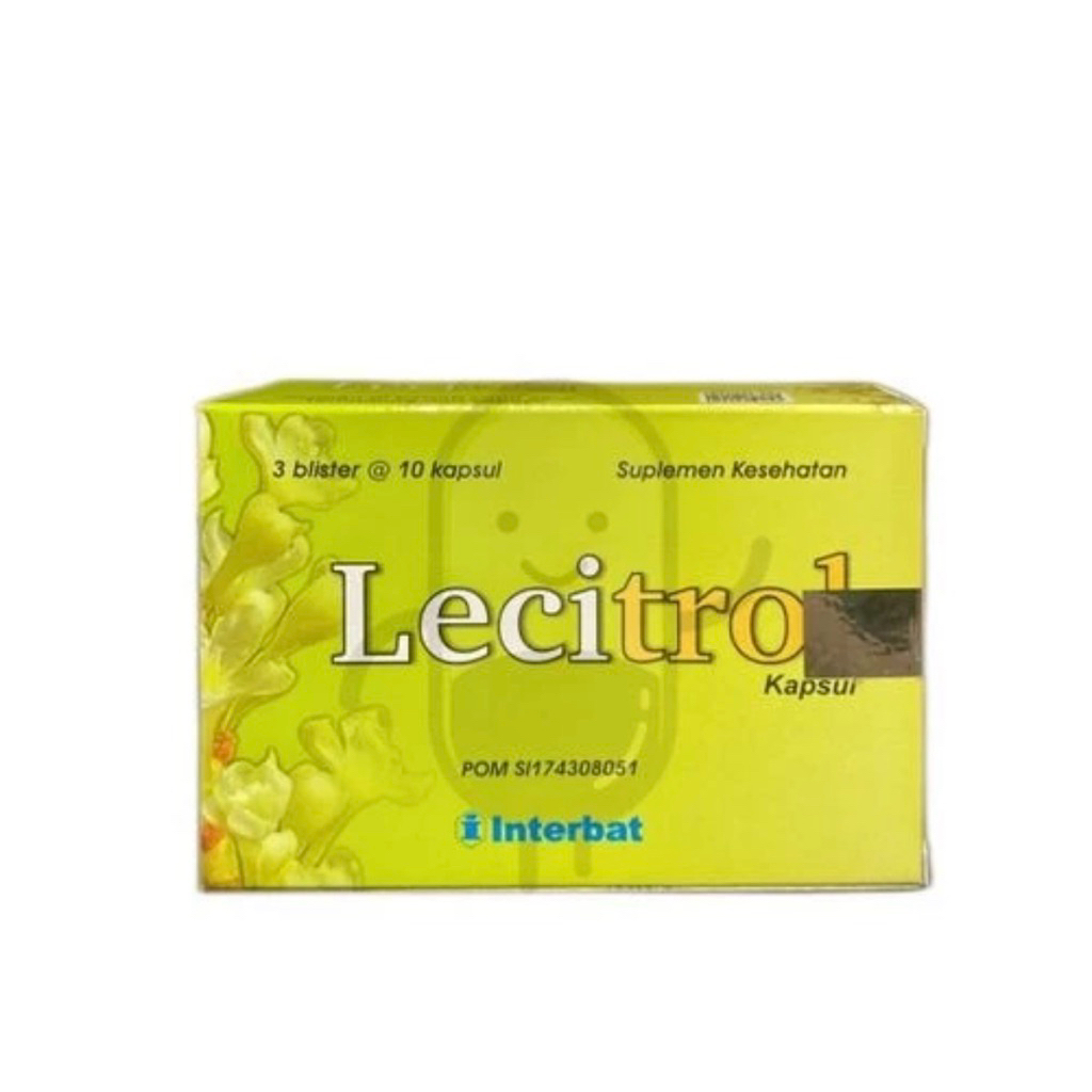 Lecitrol Isi 30 Tablet Kapsul Box Vitamin Suplemen Kesehatan