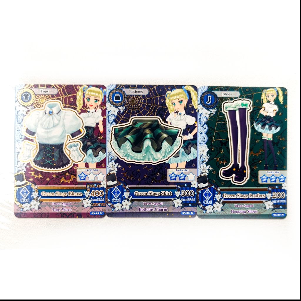 Green Stage Coord Kartu Aikatsu Yurika Todo