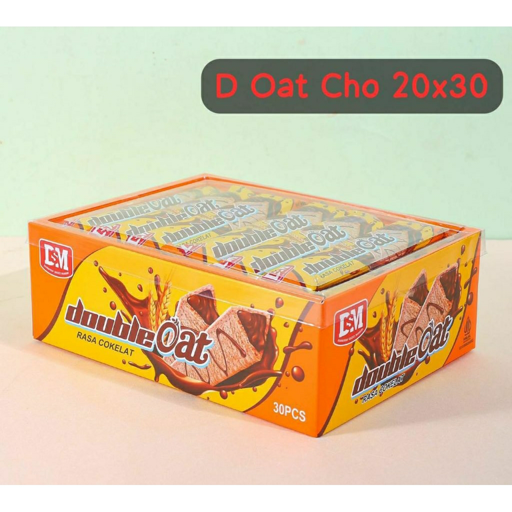 

DSM DOUBLE OAT RASA COKELAT DAN RASA VANILA ISI 30 pcs