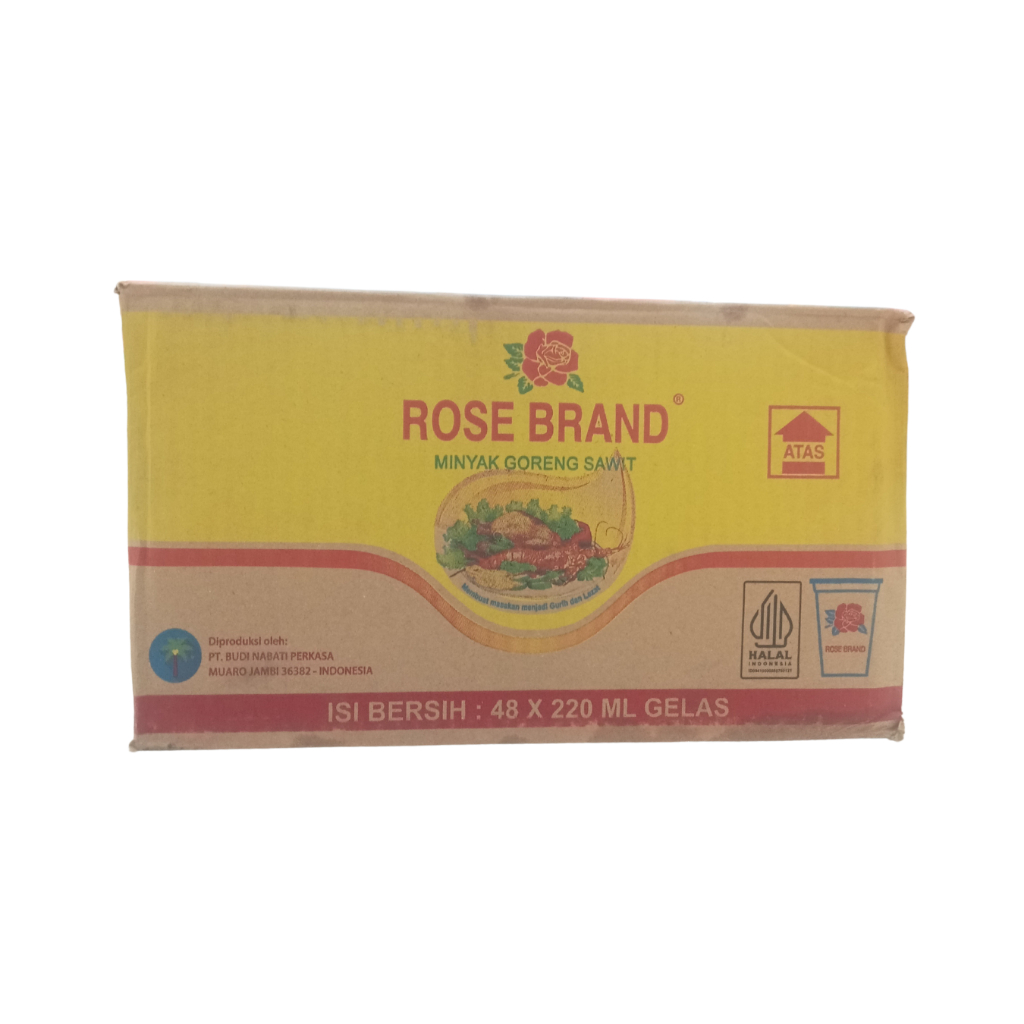 

Rose Brand Minyak Goreng Sawit 48 x 220ml Gelas