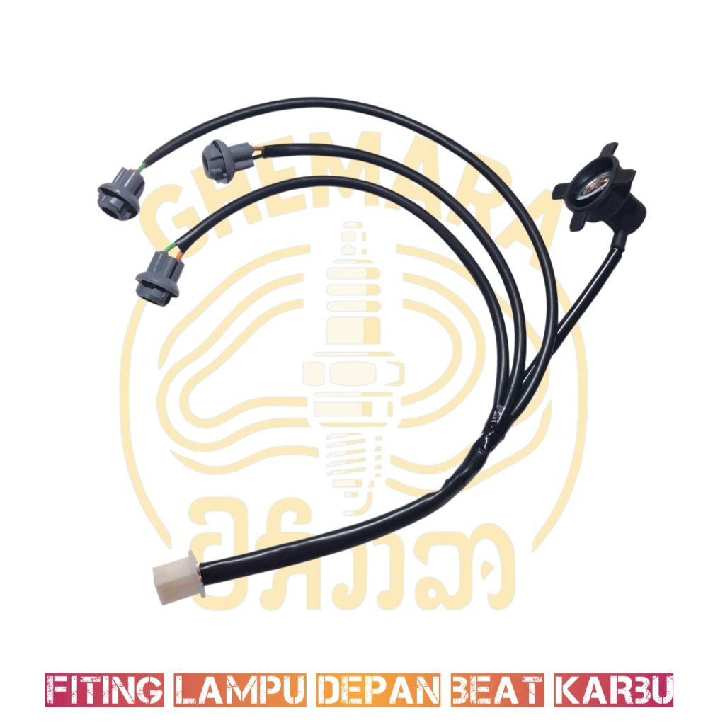 FITING LAMPU DEPAN BEAT KARBU