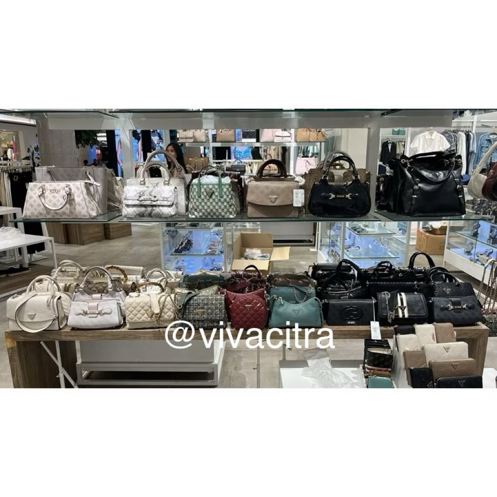 GUESS TAS CEWEK TERBARU SALE 50-70% ORIGINAL MALL TAS GUESS WANITA READY DLL 