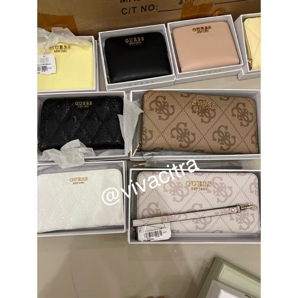 dompet pendek dompet mini medium dompet panjang guess SALE ORIGINAL MALL TERBARU TERMURAH guess DAGA