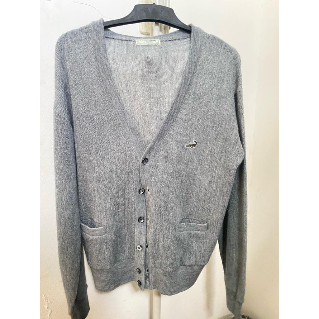 Grey Crocodile Cardigan