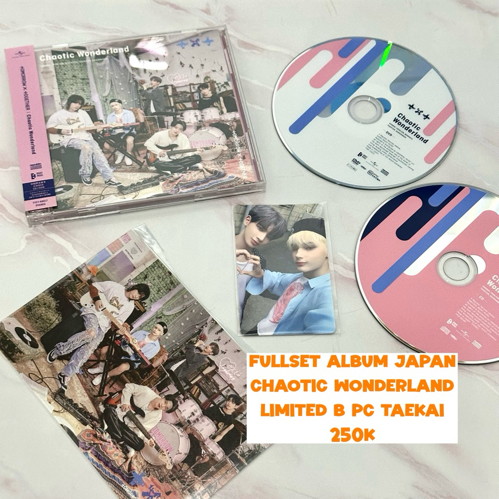 (Unsealed) TXT CHAOTIC WONDERLAND JAPAN ALBUM OFFICIAL LIMITED B TOMORROW X TOGETHER soobin yeonjun 