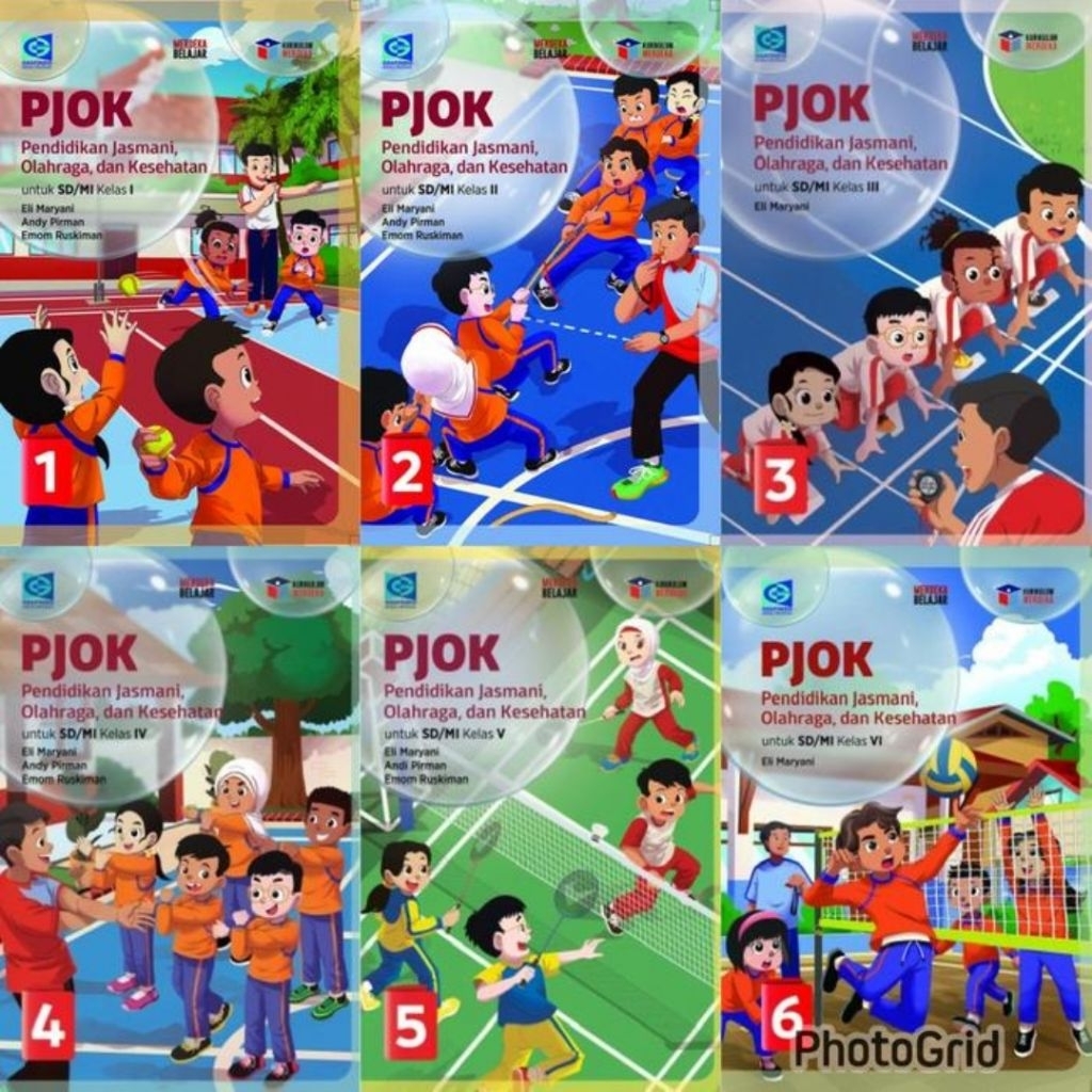 PJOK REVISI KELAS 1,2,3,4,5,6 SD GRAFINDO KURMER