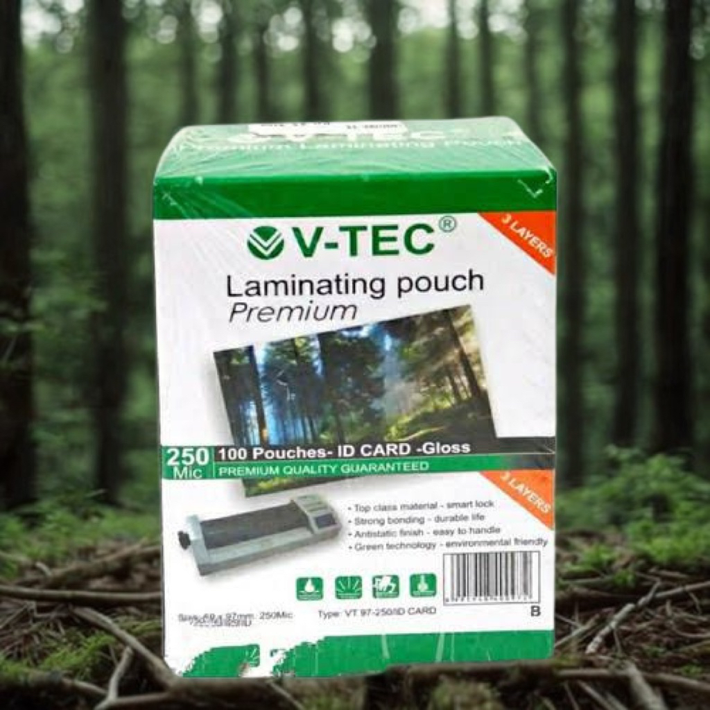 

Plastik Laminating merk VTEC 250 mic 68x97