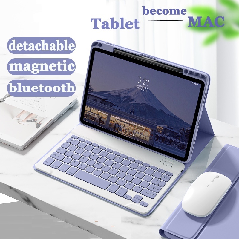 GLOBAL LION For Huawei Matepad SE 11 Case With Keyboard Mouse Set Wireless Bluetooth Pen Holder Slot