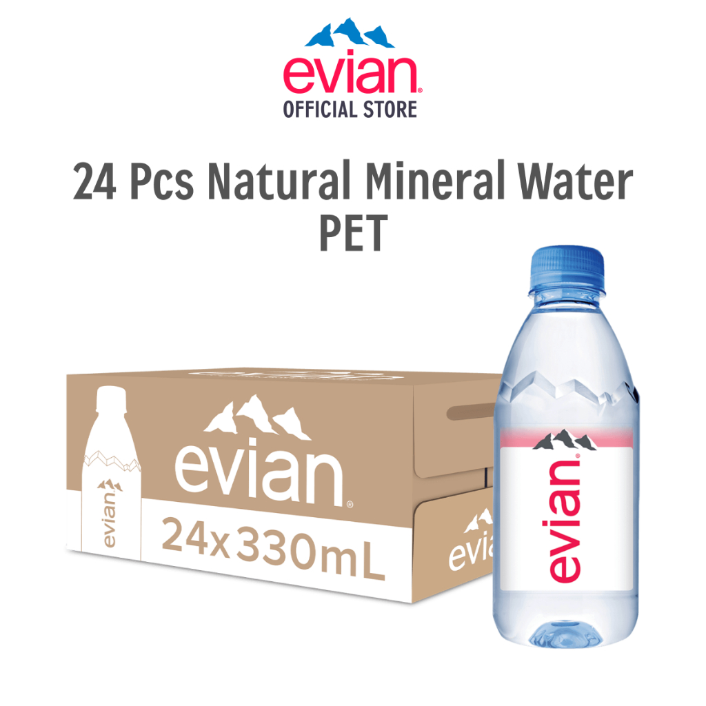 

Evian Natural Mineral Water PET 330 ml x24