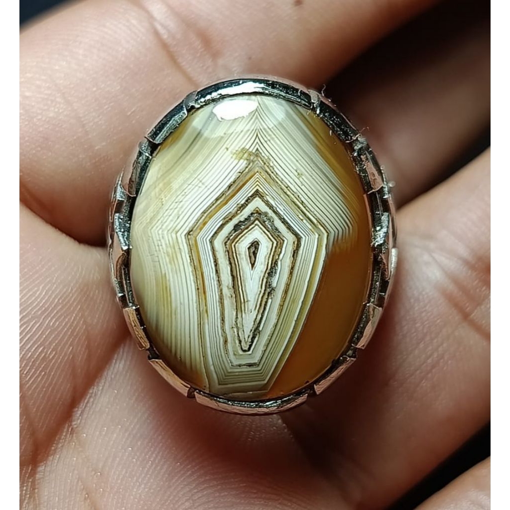 CINCIN BATU AKIK KARANG NUNGGAL ANTIK