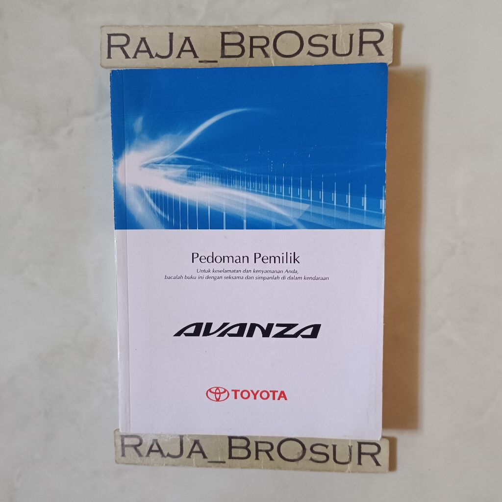 Buku pedoman pemilik Manual book Toyota Avanza Veloz 2011-2015 ORI Original