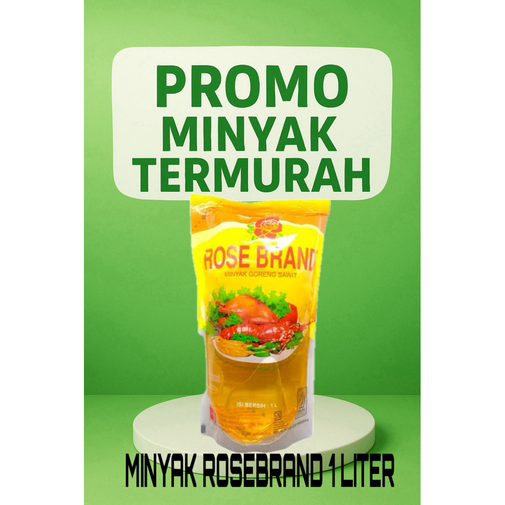 

MINYAK GORENG ROSE BRAND 1 LITER (PROMO) (TERMURAH)