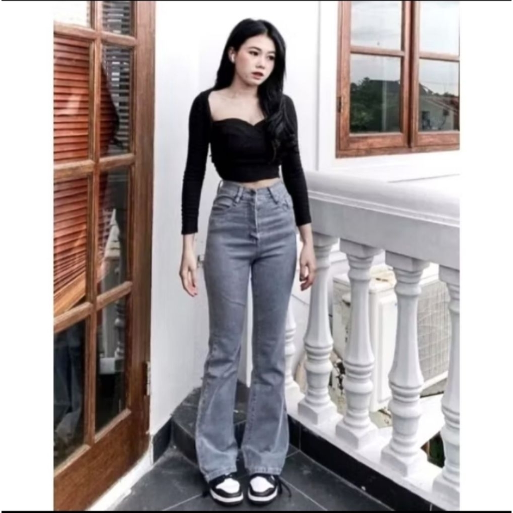 TRIPLE_JEANS_505 CELANA JEANS CUTBREY WANITA  // CUTBREY JEANS STREET WANITA // BISA COD