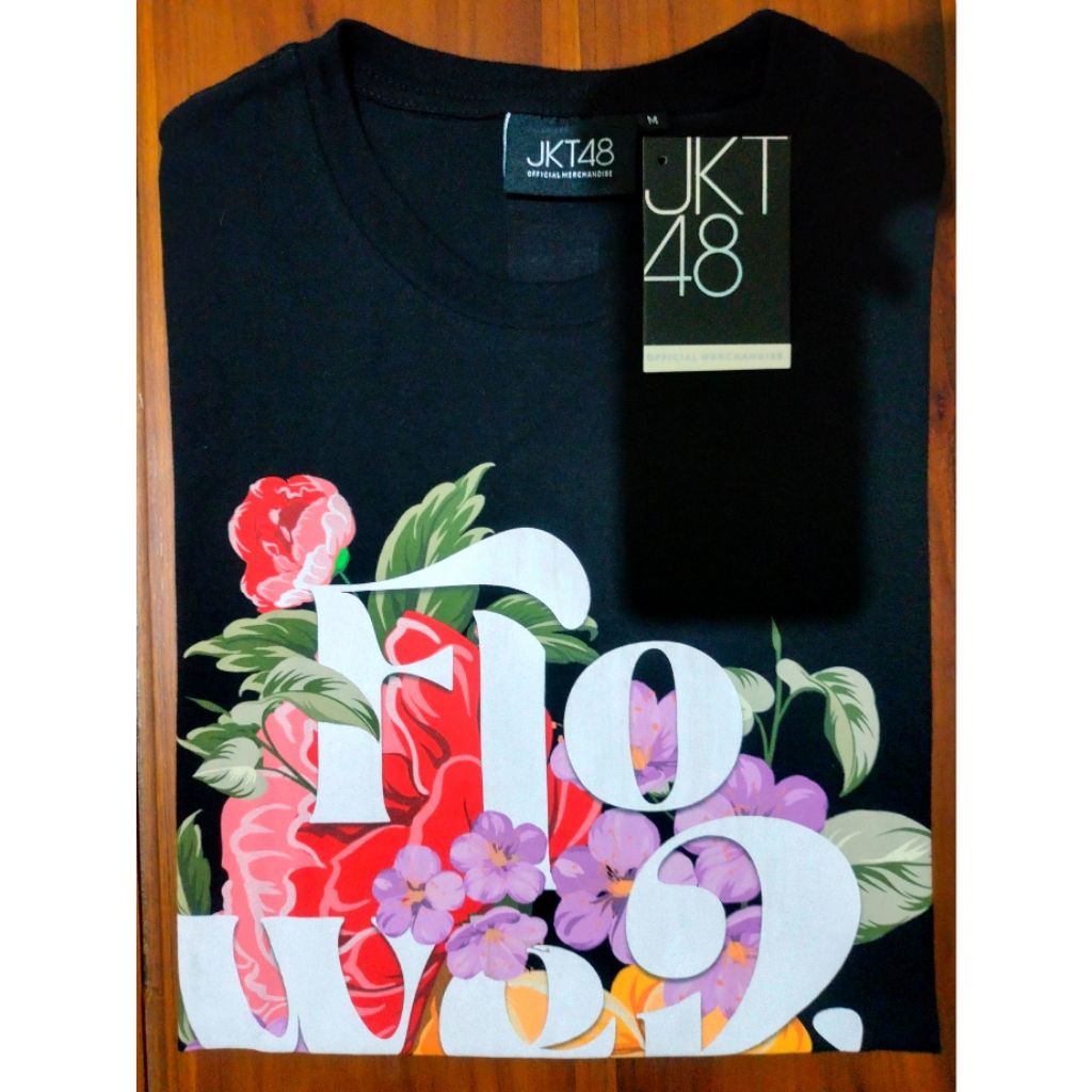 T-Shirt Flowerful JKT48 Black (Preloved)