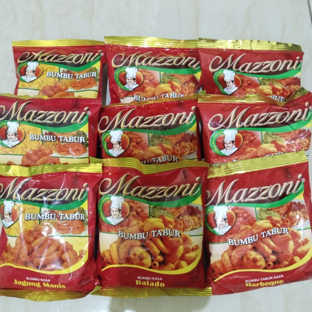 

Bumbu Tabur Mazzoni Aneka Rasa Balado Barbeque Jagung Manis Enak Murah Makanan Jajanan Cilok Kentang