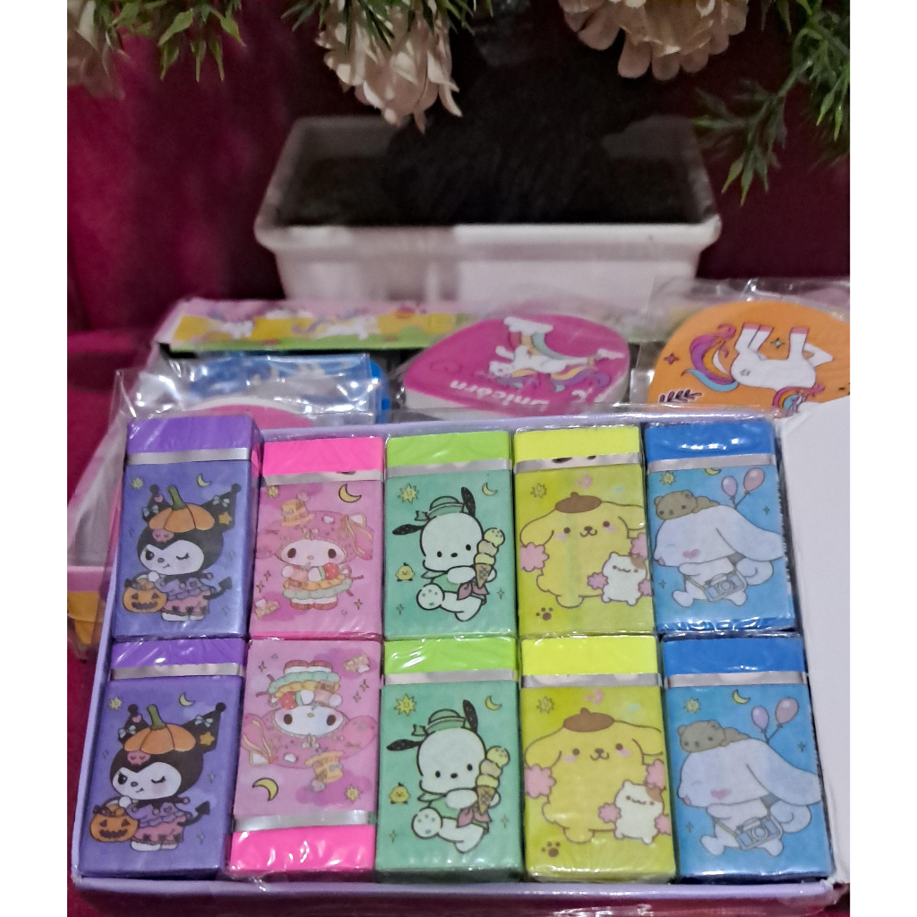 

[ATMS-5 PCS ERASER] JUAL 5 PCS ERASER IMUT LUCU WARNA WARNI