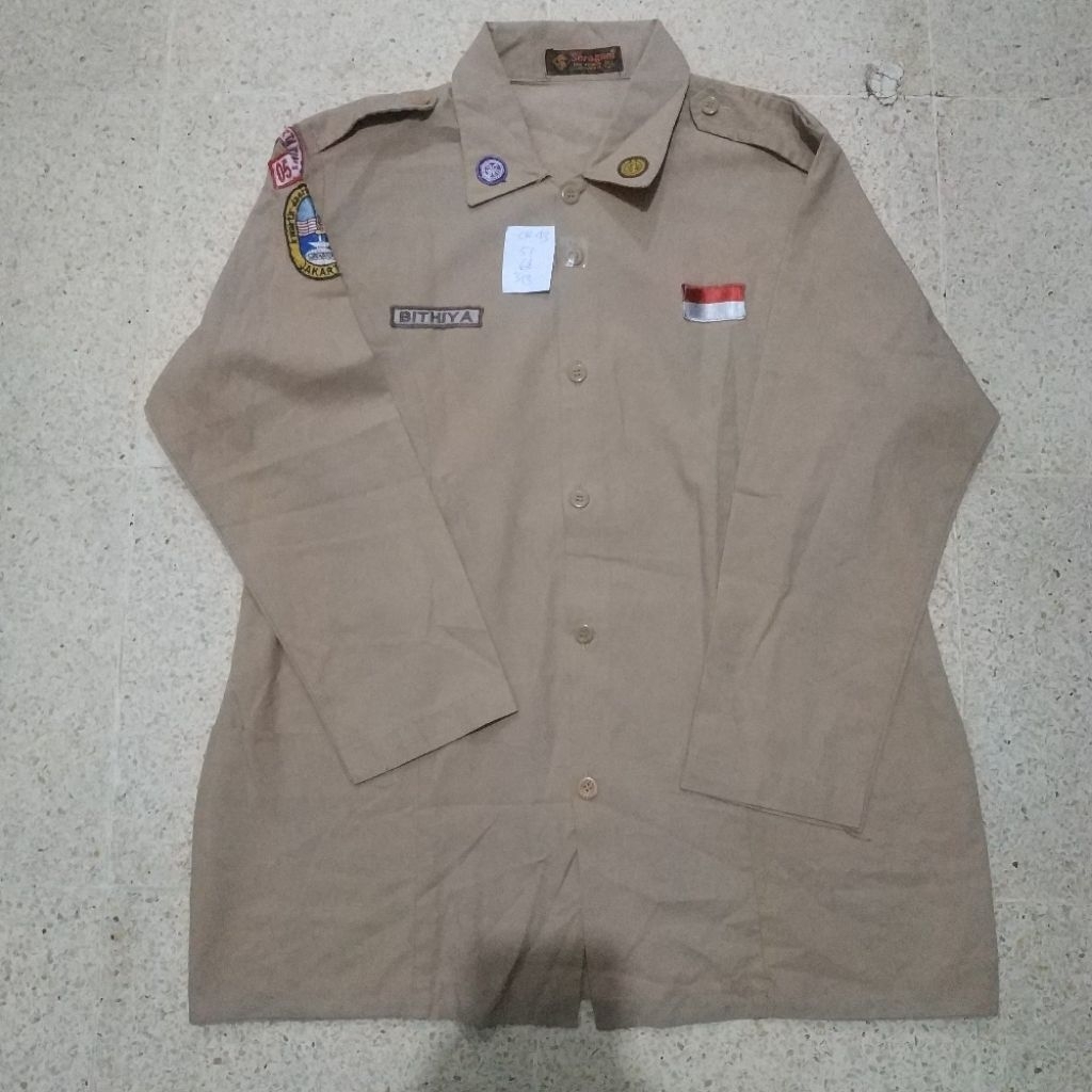 preloved baju pramuka pembina merk seragam/or43
