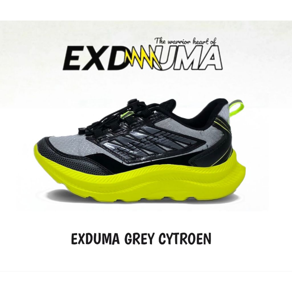 SEPATU RUNNING EXDUMA GREY CYTROEN NEW 2025 ORI
