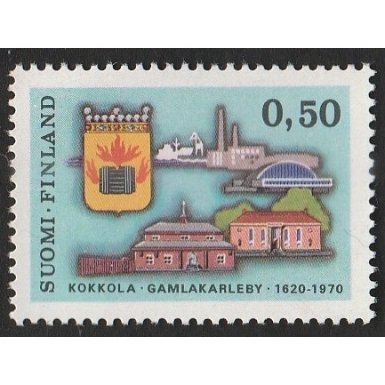 

A 11437 SATU BUAH PRANGKO FINLANDIA TEMA 350 YEARS OF KOKKOLA GAMLAKARLEBY 1620-1970 DENGAN KONDISI BELUM ADA CAP