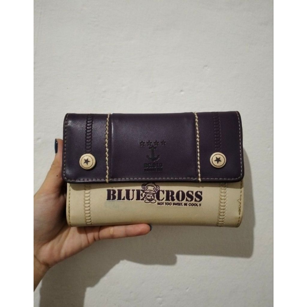 Dompet blue cross preloved