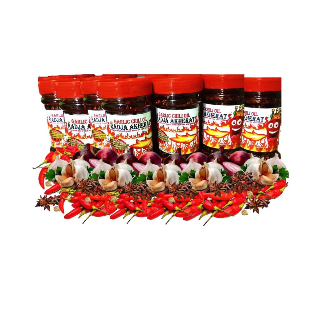 

Garlic Chili Oil Radja Akherat (Extra Ebi Kering)