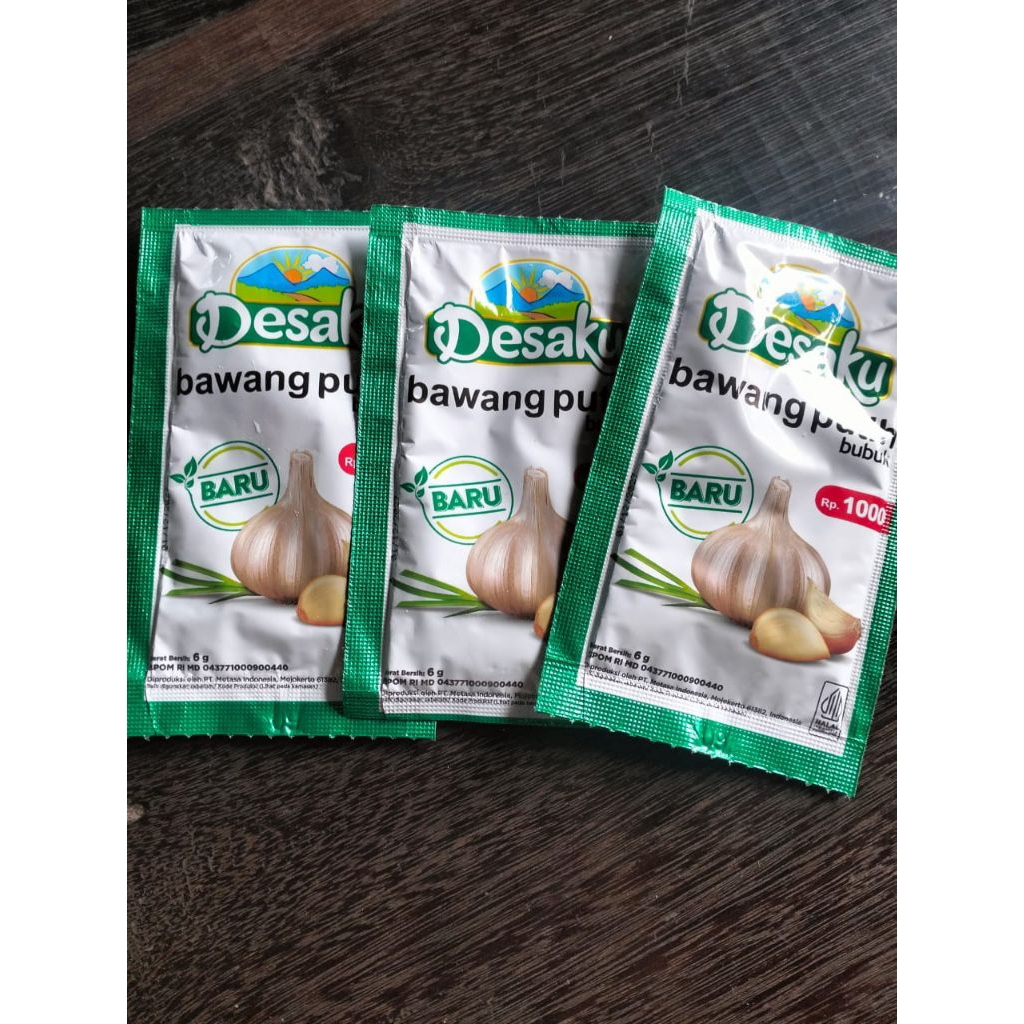 

Desaku Bawang putih bubuk kemasan ekonomis praktis solusi cepat masak lezat