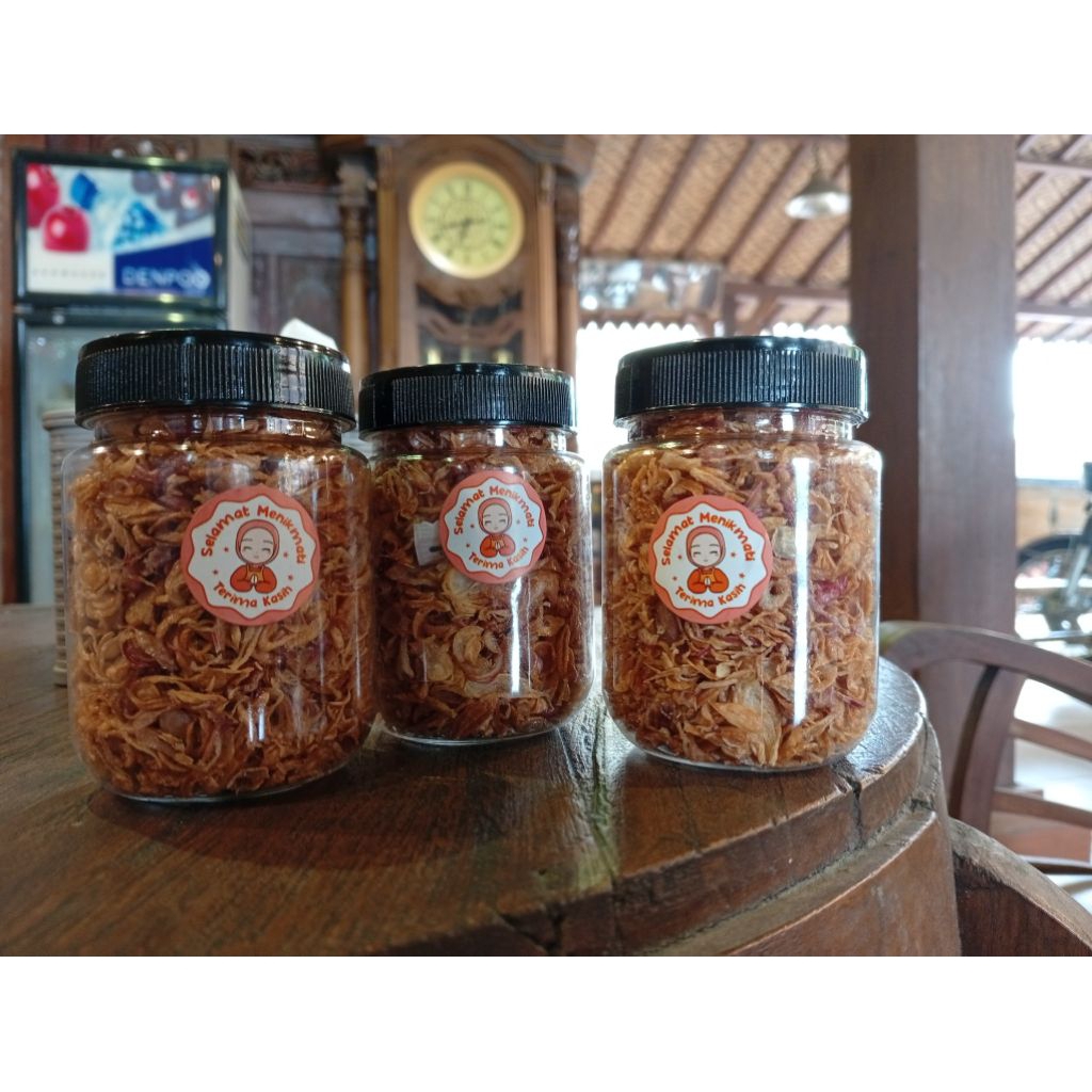 

Bawang Goreng Asli 3 Botol Bagor Cinta D'Rome