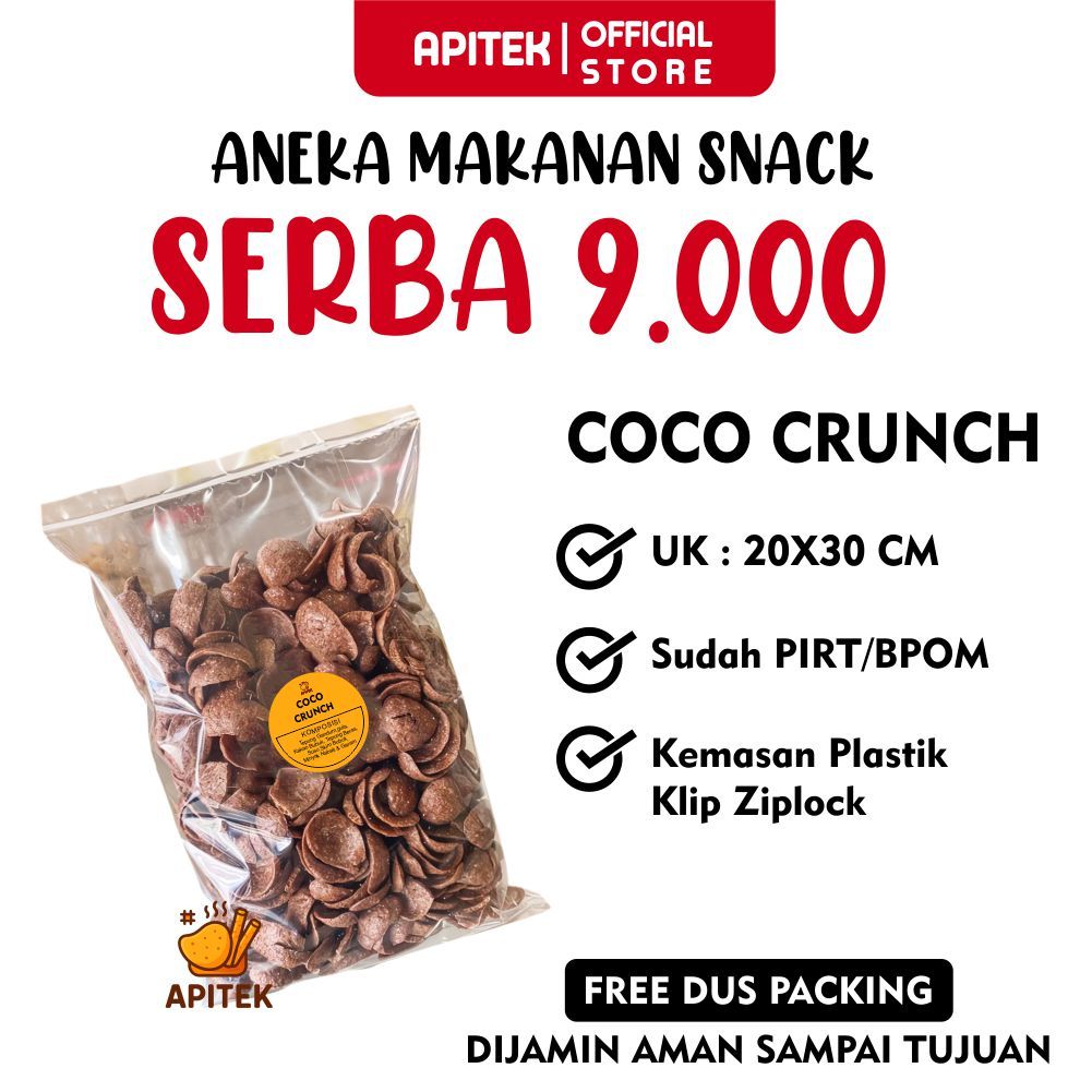 

Apitek Serbu Serba 9Ribu Snack Camilan Terlengkap Pedas Manis Gurih Snack Makaroni Cikruh