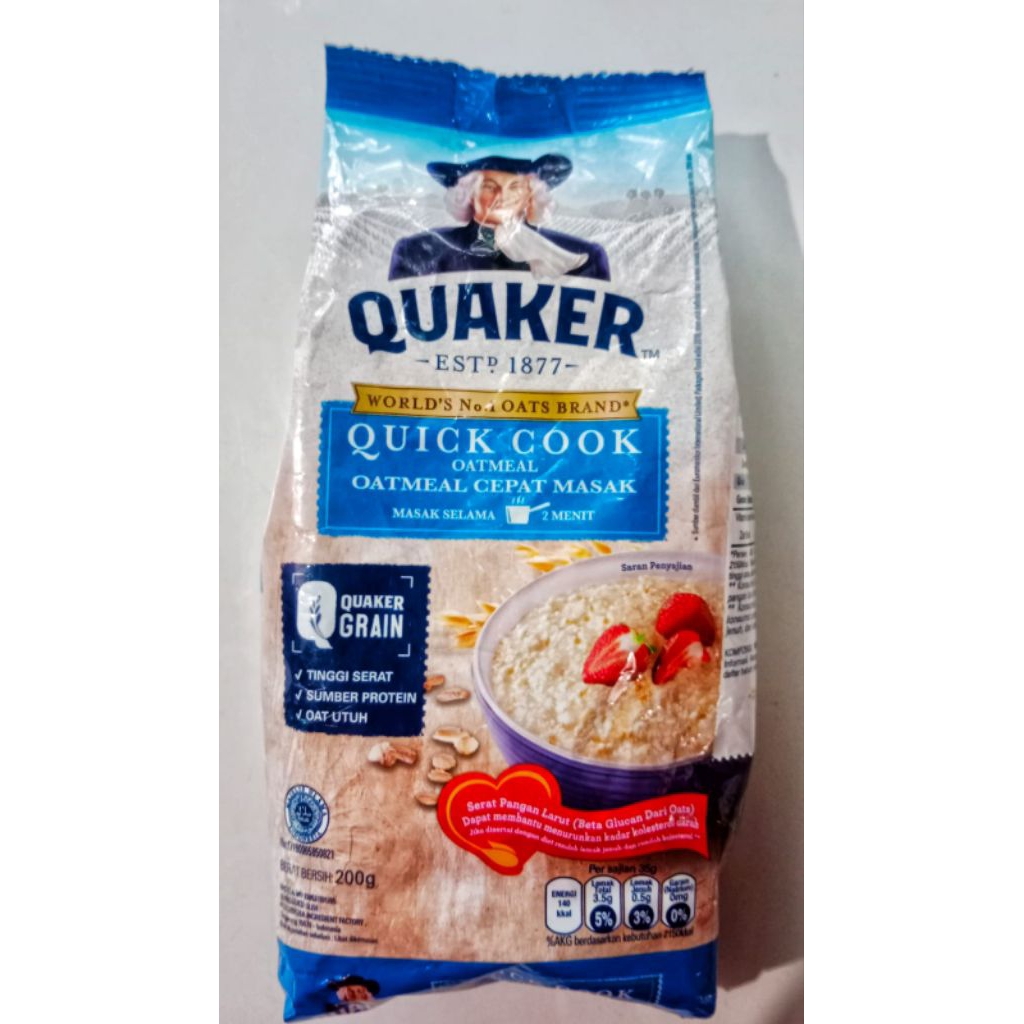 

QUAKER OAT MEAL EST1887 200gr RASA OATS