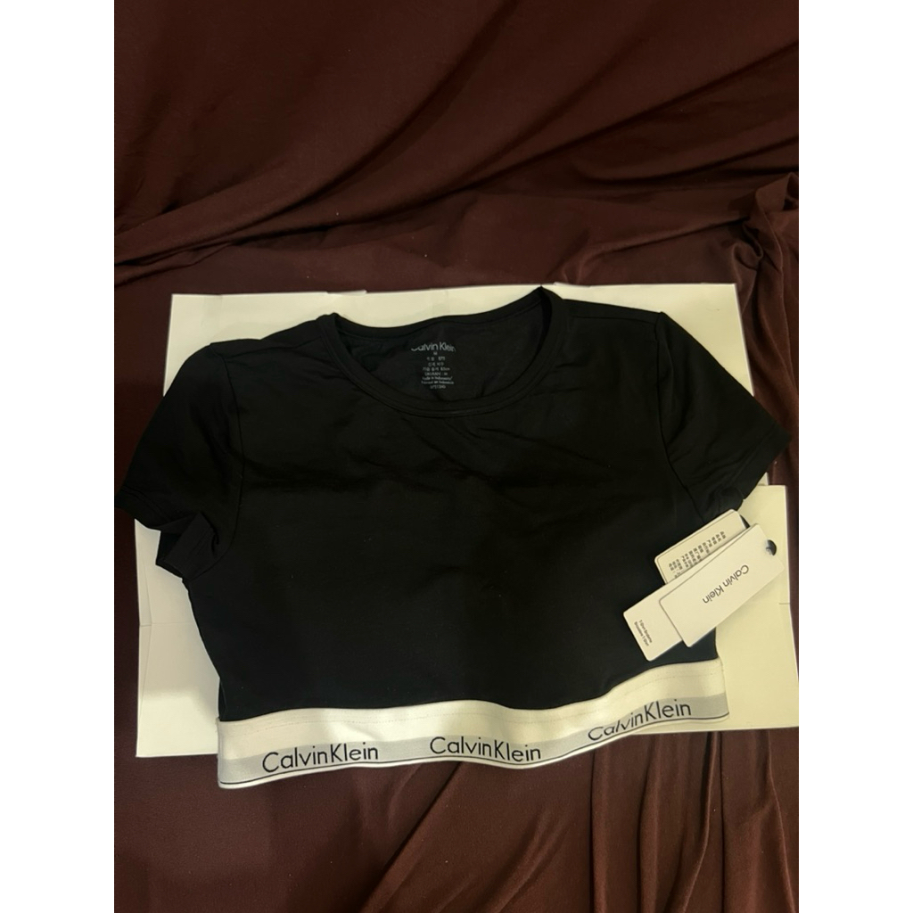 NEW CROP TOP BRA CK CALVIN KLEIN M ORIGINAL STORE