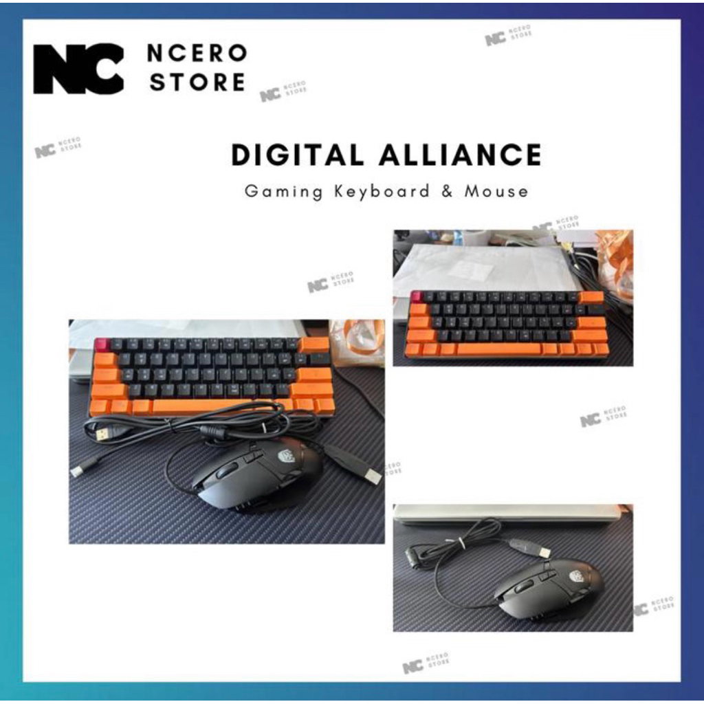 Digital Alliance Keyboard Mechanical MECA 6 Mouse Luna X Gaming
