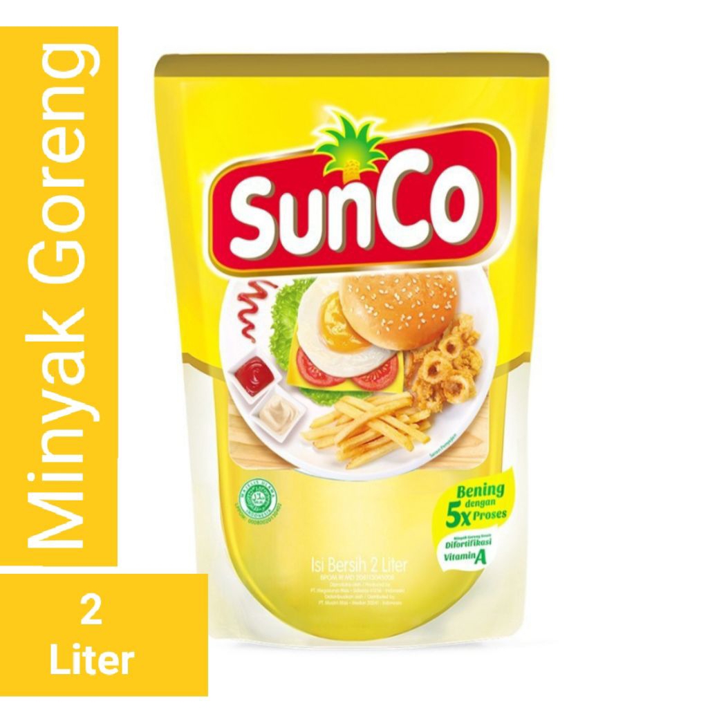 

SunCo Minyak Goreng Refill 2L Bening & Krispi