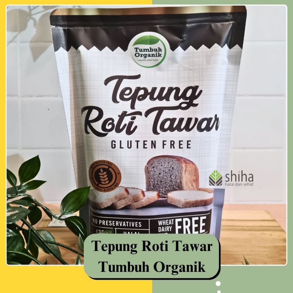 

SHIHA - Tumbuh Organik Tepung Rati Tawar Gluten Free 435gr |