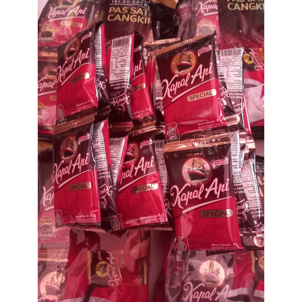 

20pcs Kopi Kapal Api Mini 6gr x 20pcs( 1renteng 10pcs)