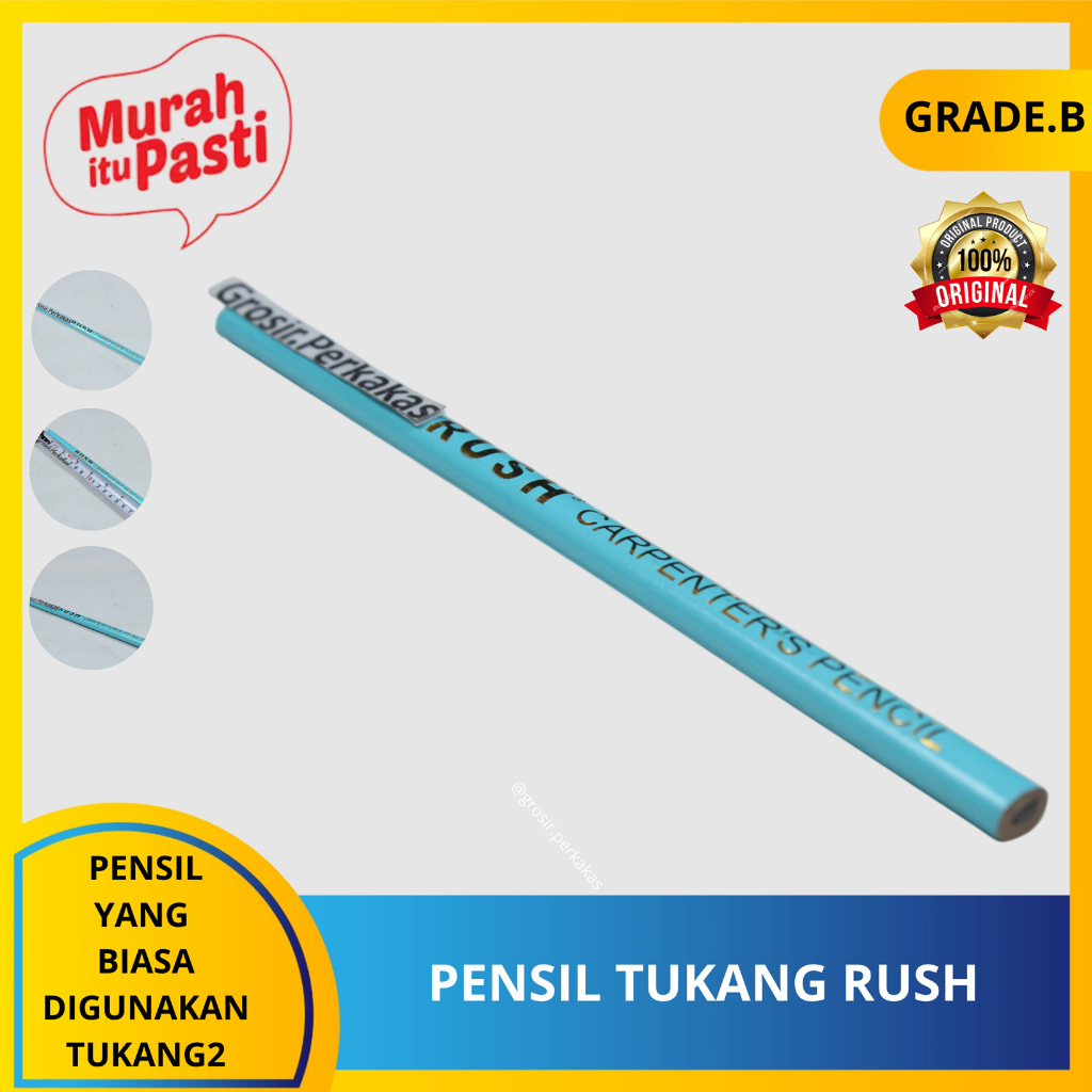 

PENSIL TUKANG RUSH - Bangunan - Pinsil Tukang Kayu. [B][#PENSIL]