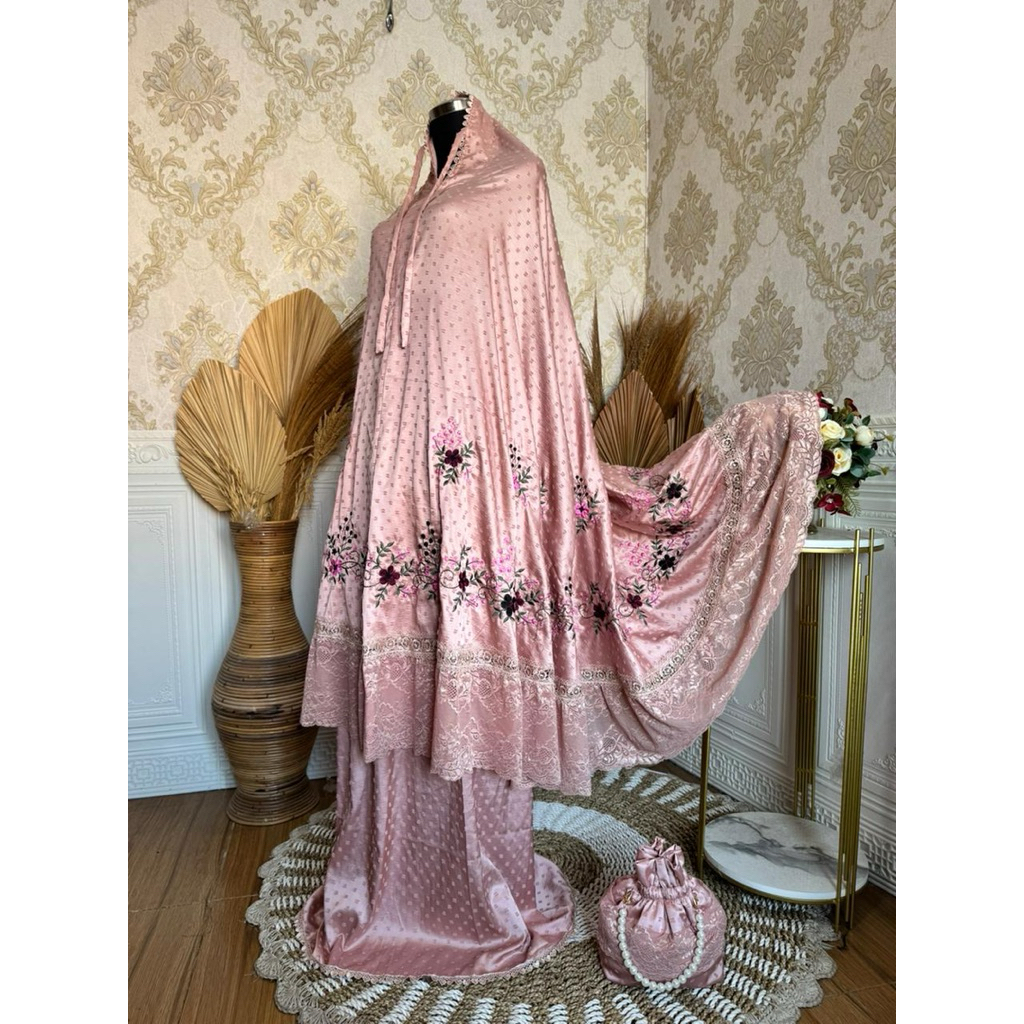 Mukena Bordir Uragiri 2in1 Premium Dewasa