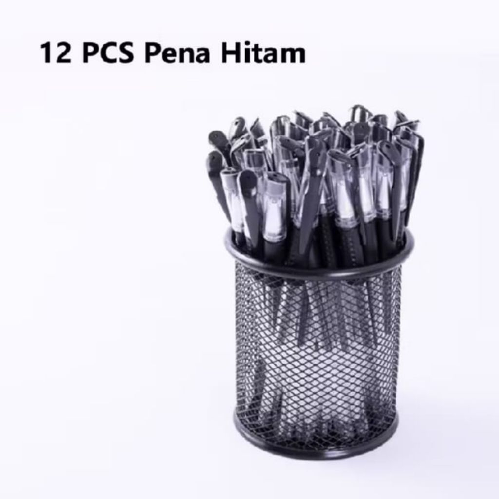 

12 PCS Pena Gel 0.5MM Model TST 2 Pulpen Warna Warni Ujung Lancip Alat Tulis Sekolah Kantor Bolpoint Tinta Gel Cair ATK Murah Import PTT