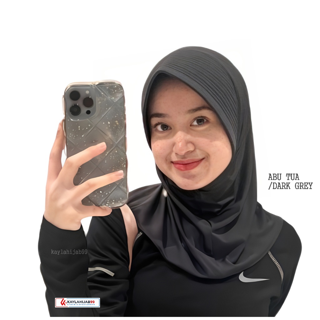 Kerudung Sekolah-Jilbab Instant Hijab Bergo Sport Jersey Pet Tebal Premium Olahraga Pramuka