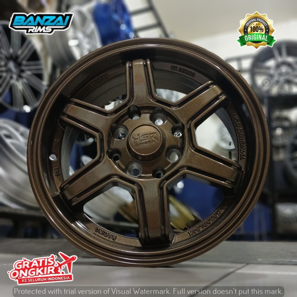 VELG MOBIL HSR WHEEL 14 UNTUK MOBIL AGYA AYLA BRIO CALYA SIGRA KARIMUN