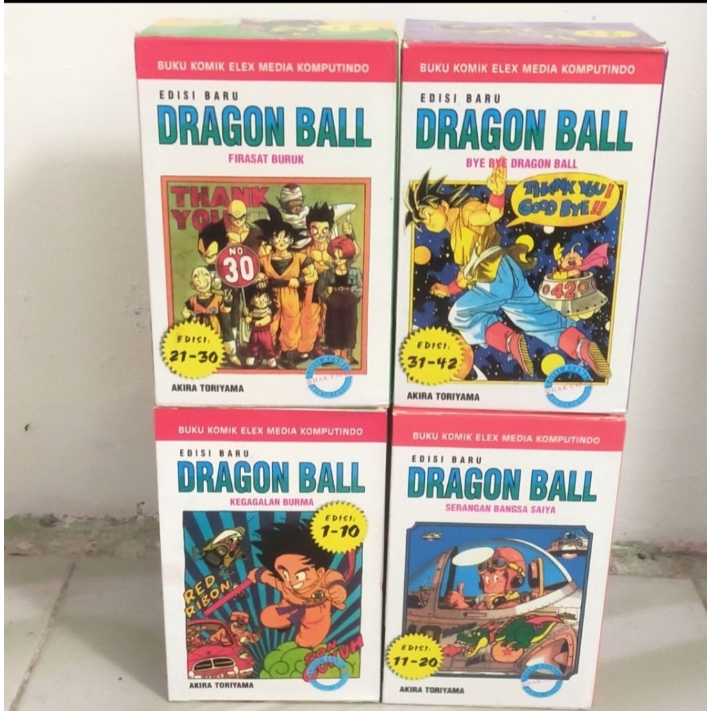 Komik Dragon Ball List Merah Set Box 1-42 Langka