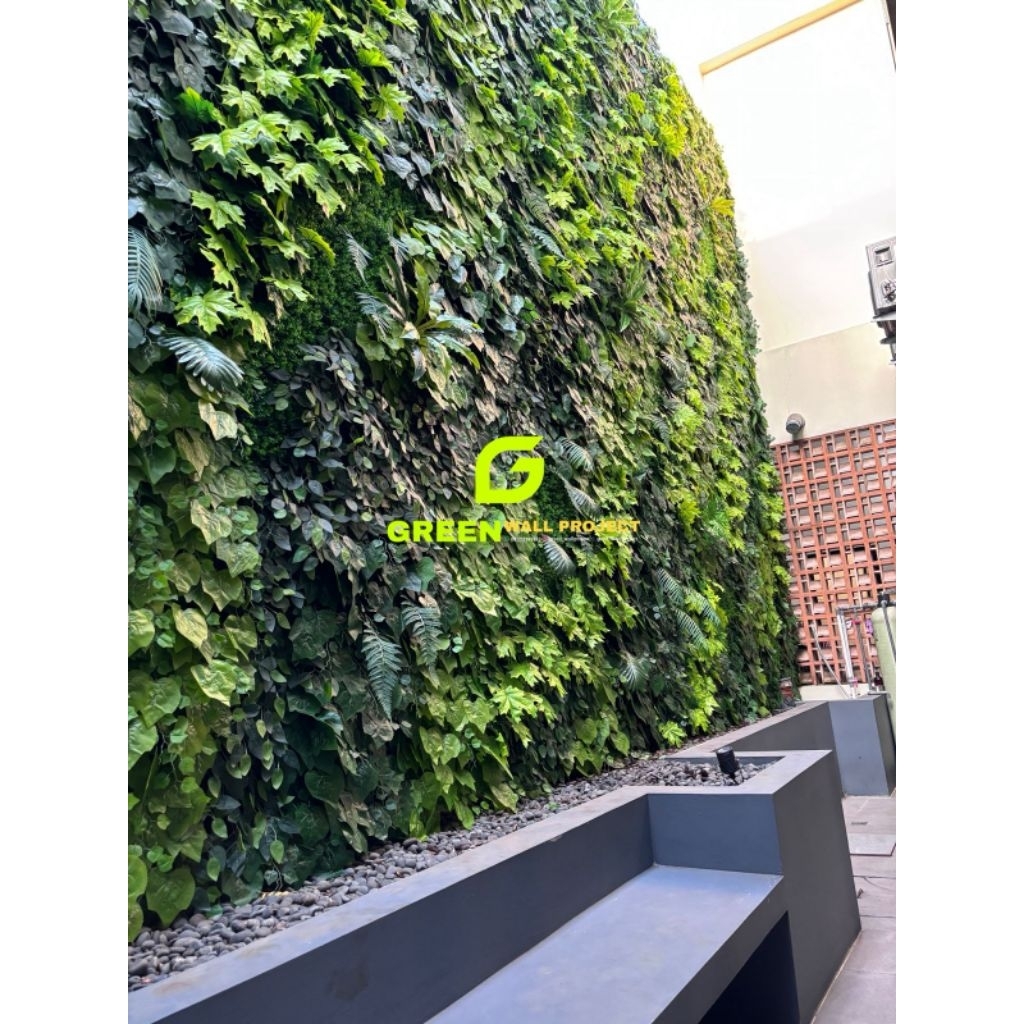 vertikal garden pohon imitasi vertikal garden sintetis