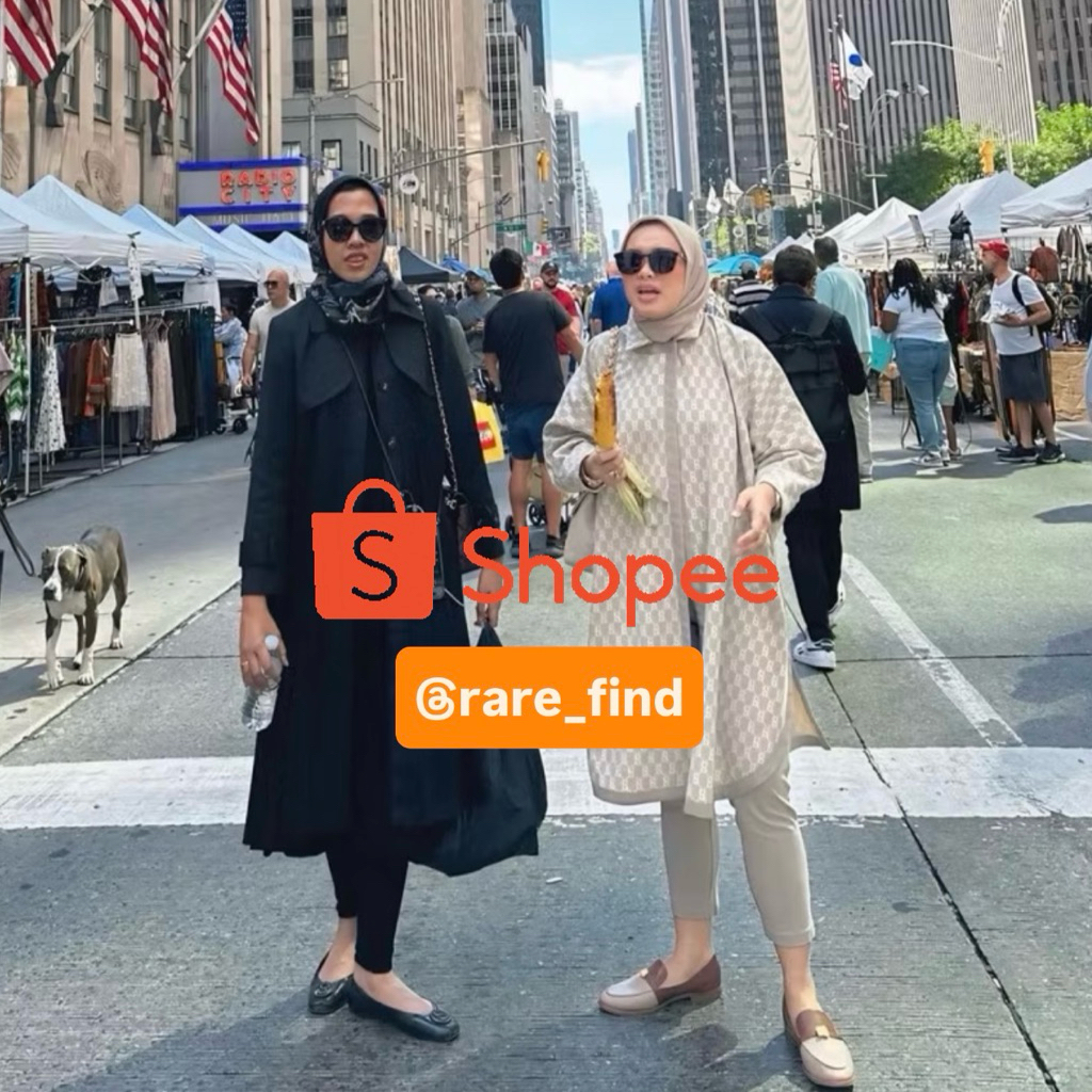 [NEW] Original Buttonscarves Monogram Batwing Outer BS Mono Bukan Benang Jarum BJ WK Kylie Denim B T