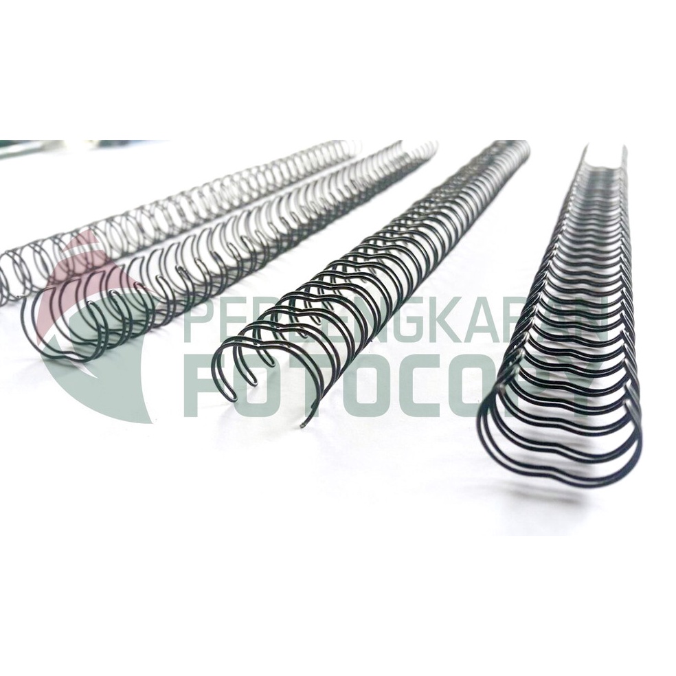 

KODE L58T Ring Kawat JilidSpiral Kawat Jilid 31 A5 24 LOOPS Harga untuk 1pcs